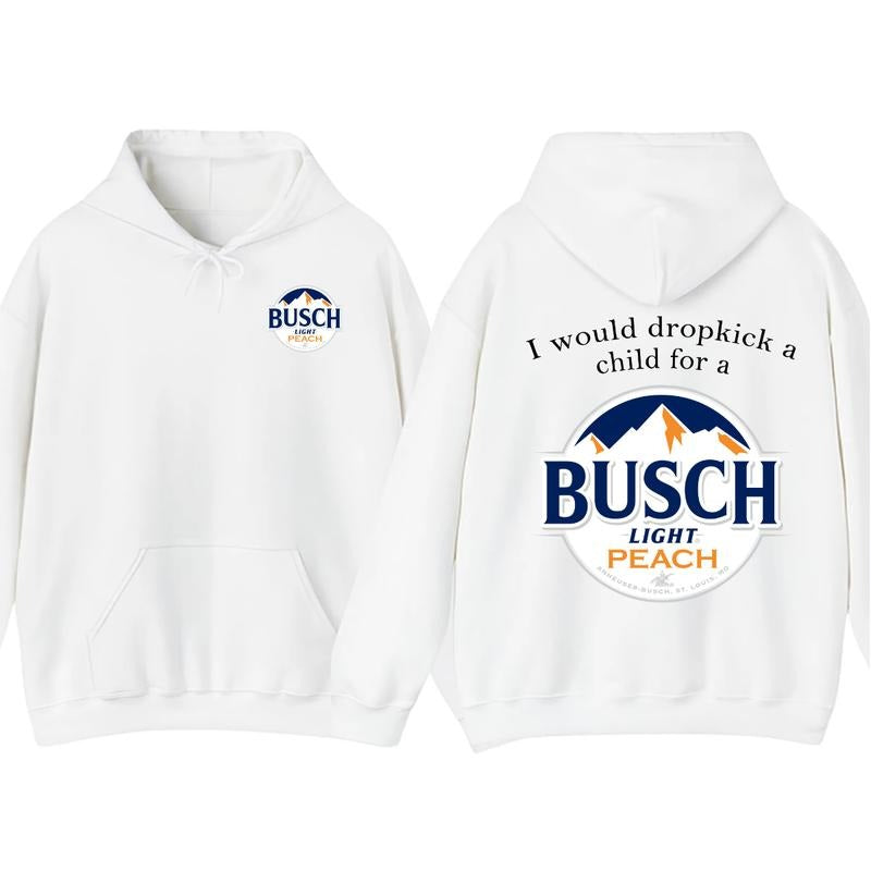 I Would Dropkick Child Busch Light Peach Funny Beer - Adult & Kids T-Shirts, Sweatshirts & Hoodies apparel design preview 1