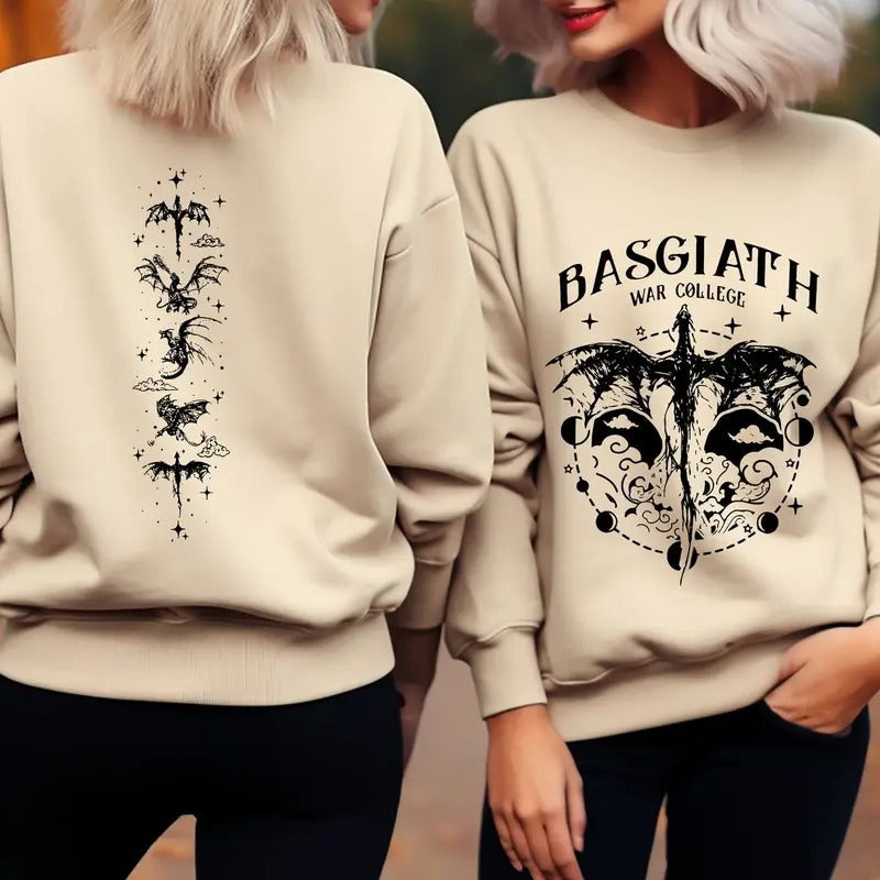 I Am Sky Vintage Basgiath War College Fourth Wing - Adult & Kids T-Shirts, Sweatshirts & Hoodies apparel design preview 1
