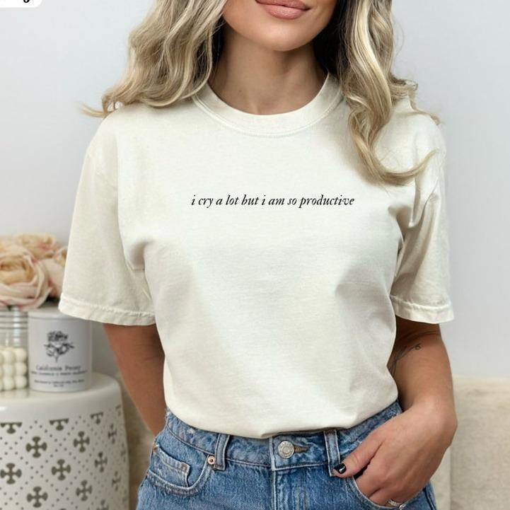 I Cry Lot Retro Breathable Casual Comfort Comfortable - Adult & Kids T-Shirts, Sweatshirts & Hoodies apparel design preview 1