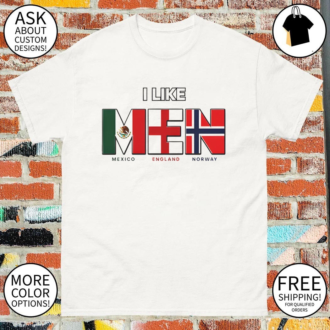 I like Men Mexico England Norway World Cup 2026 - Adult & Kids T-Shirts, Sweatshirts & Hoodies apparel design preview 1