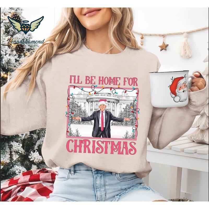 I'Ll Be Home Donald Trump Family Republican Party - Adult & Kids T-Shirts, Sweatshirts & Hoodies apparel design preview 1