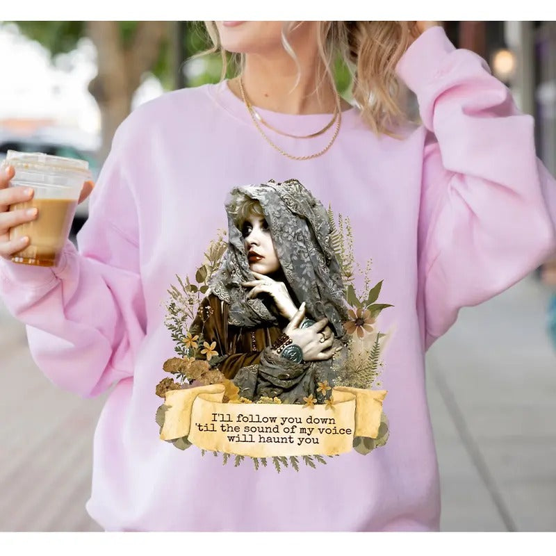 I'Ll Follow You Down 'Til Sound My Voice Will Haunt - Adult & Kids T-Shirts, Sweatshirts & Hoodies apparel design preview 1