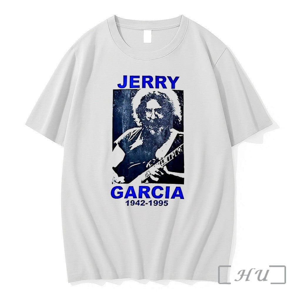 I Love Jerry Garcia 1942 1995 Sweater Jpg - Adult & Kids T-Shirts, Sweatshirts & Hoodies apparel design preview 1