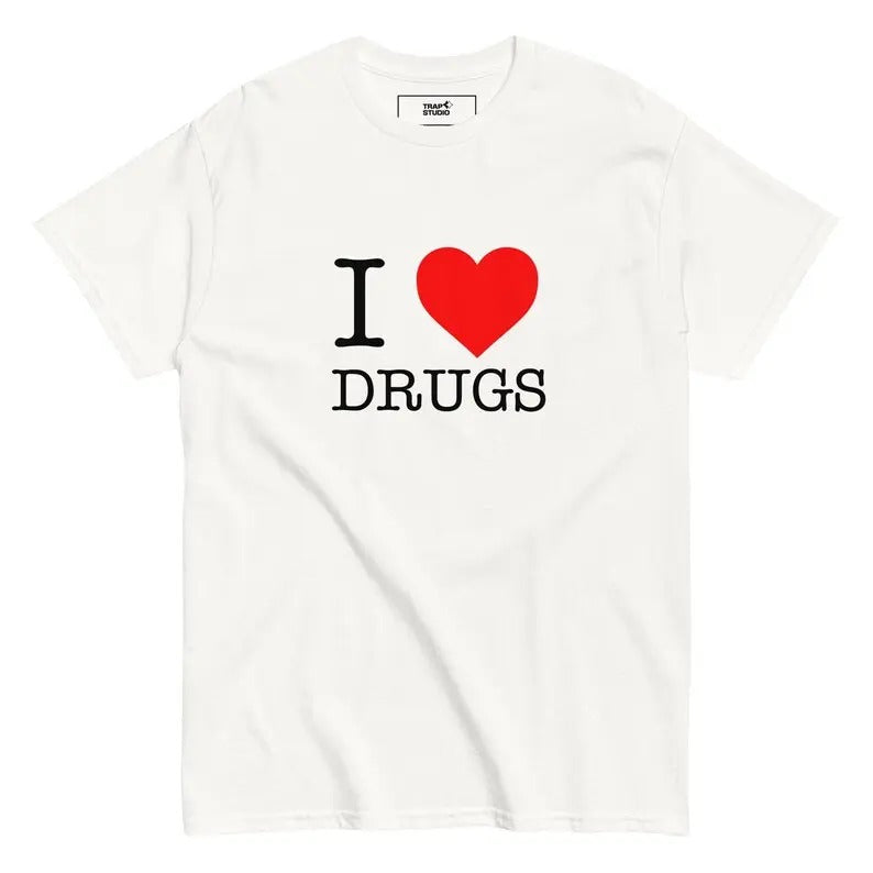 I Love Drvgs Meme Funny Personalized Menswear Top - Adult & Kids T-Shirts, Sweatshirts & Hoodies apparel design preview 1