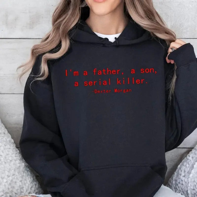 I'M Father Son Dexter Morgan 2 Sides Movie Cotton Fit - Adult & Kids T-Shirts, Sweatshirts & Hoodies apparel design preview 1