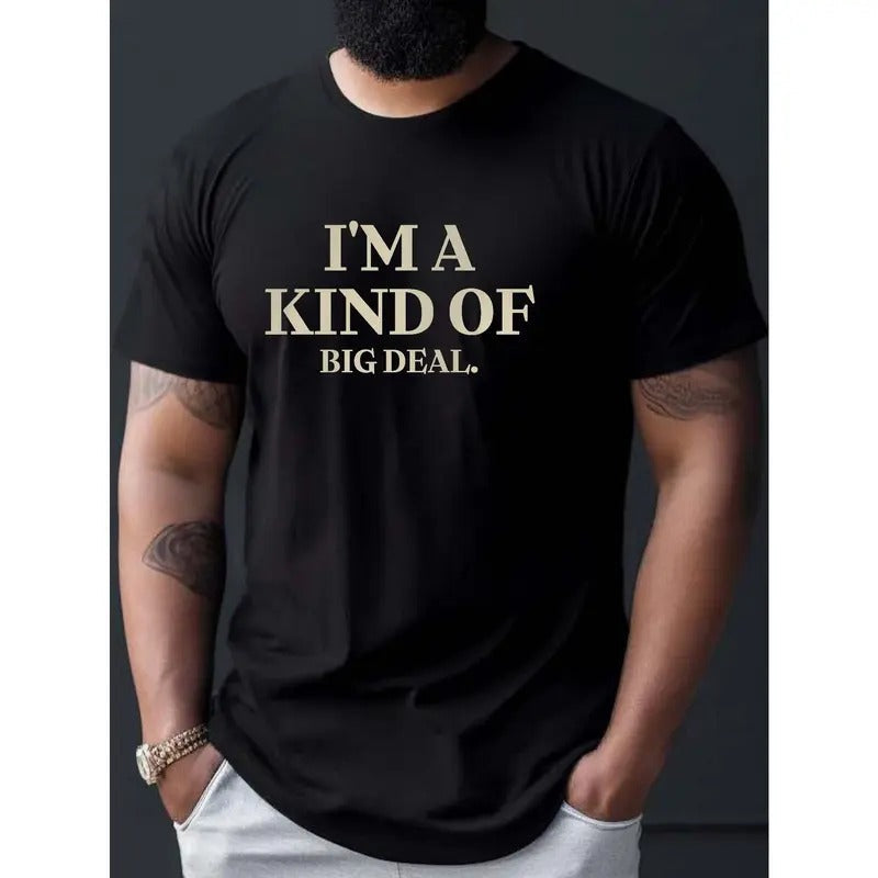 I'M Kind Big Deal Print Casual Short Sleeve Summer - Adult & Kids T-Shirts, Sweatshirts & Hoodies apparel design preview 1