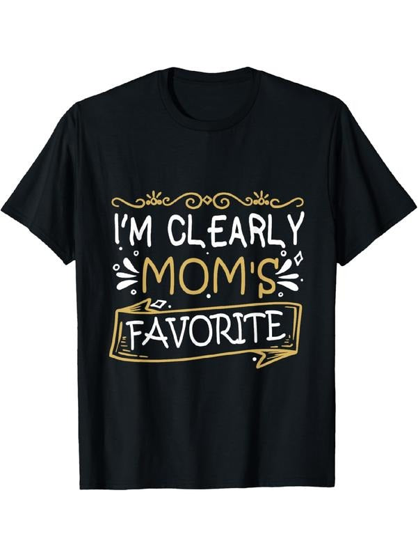 I'M Clearly Mom'S Favorite Son Daughter Summer - Adult & Kids T-Shirts, Sweatshirts & Hoodies apparel design preview 1