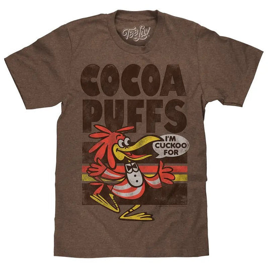 "I'M Cuckoo Cocoa Puffs" Brown - Adult & Kids T-Shirts, Sweatshirts & Hoodies apparel design preview 1