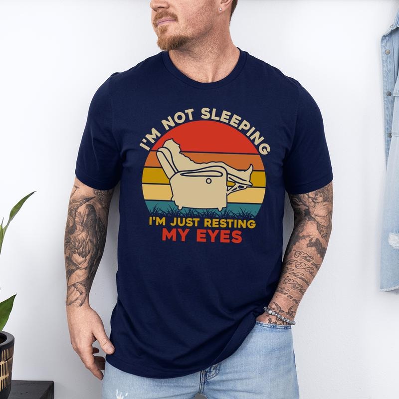 I'M Just Resting My Eyes Tired Dad Grandparent - Adult & Kids T-Shirts, Sweatshirts & Hoodies apparel design preview 1