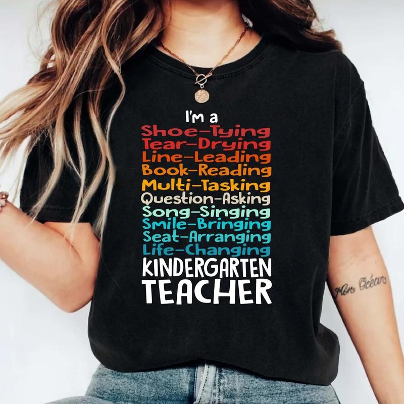 I'M Kindergarten Teacher Team Back School - Adult & Kids T-Shirts, Sweatshirts & Hoodies apparel design preview 1