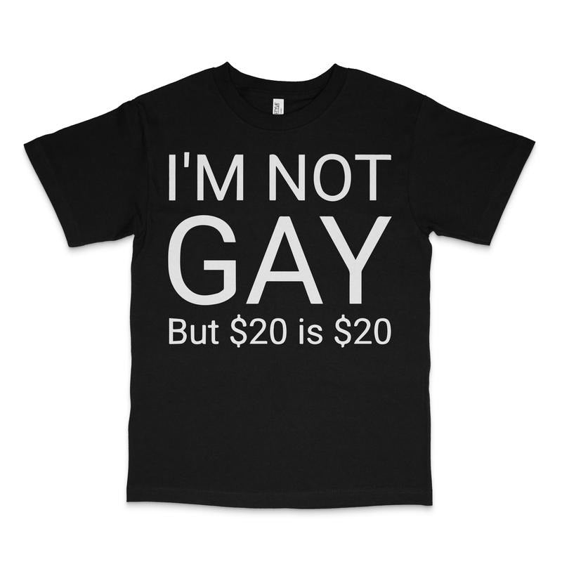 I'M Not Gay Custom Printed - Adult & Kids T-Shirts, Sweatshirts & Hoodies apparel design preview 1