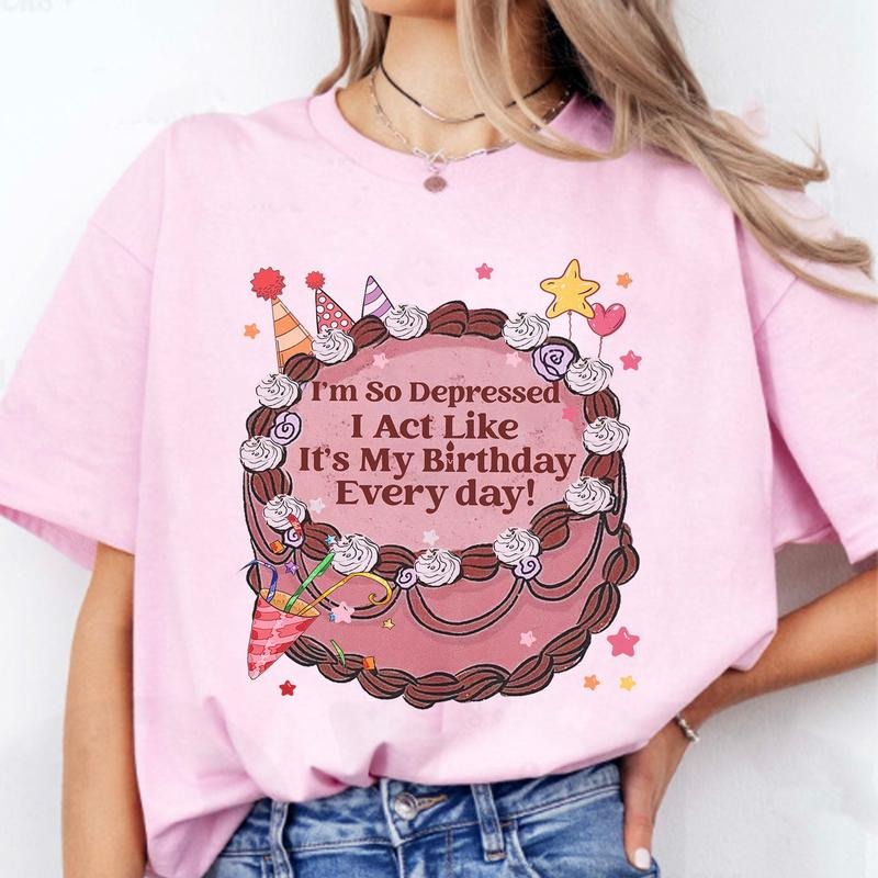 I'M So Depressed I Act Like 'S My Every Day Do Broken - Adult & Kids T-Shirts, Sweatshirts & Hoodies apparel design preview 1