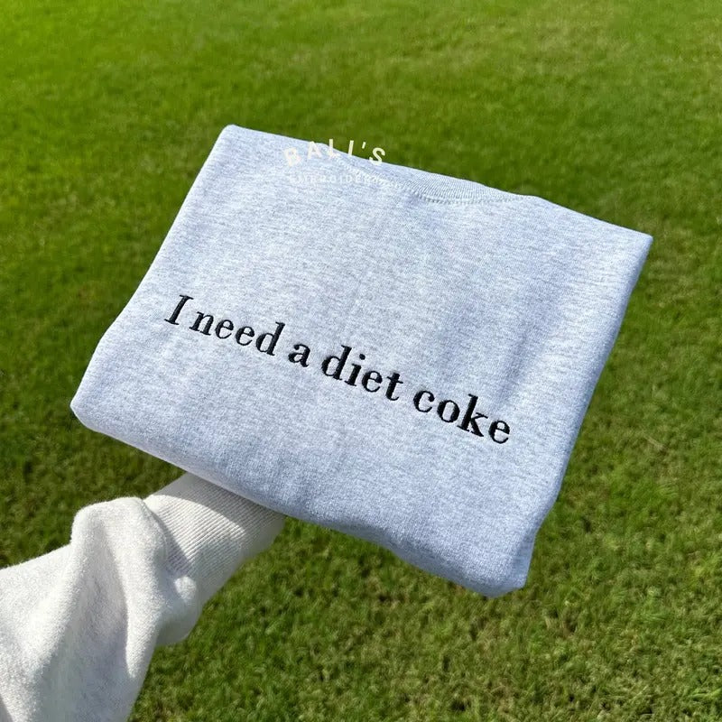 I Need Diet Coke Pop Caffeine Cola Drinks - Adult & Kids T-Shirts, Sweatshirts & Hoodies apparel design preview 1