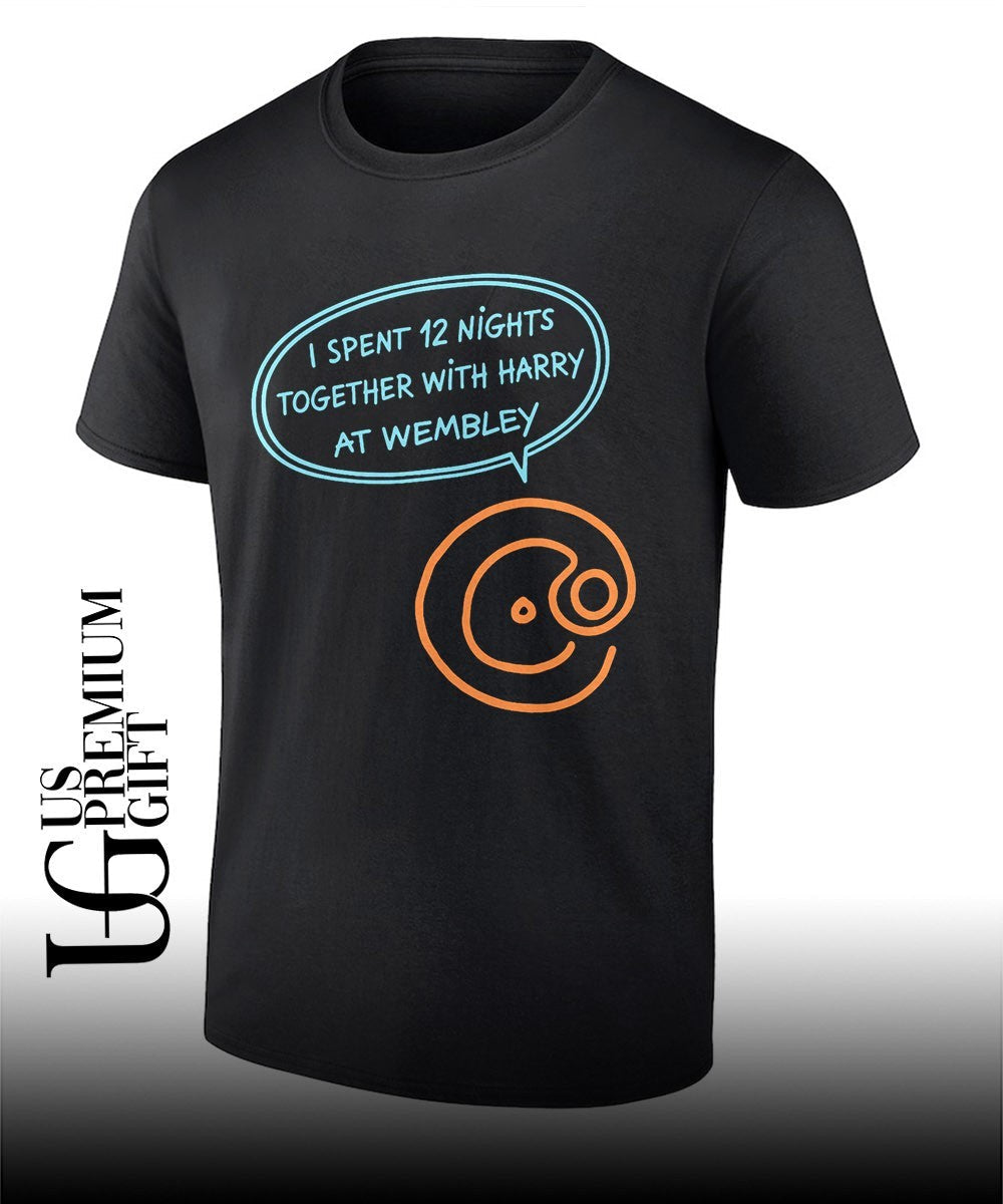 I spent 12 Nights With Harry at Wembley - Adult & Kids T-Shirts, Sweatshirts & Hoodies apparel design preview 1