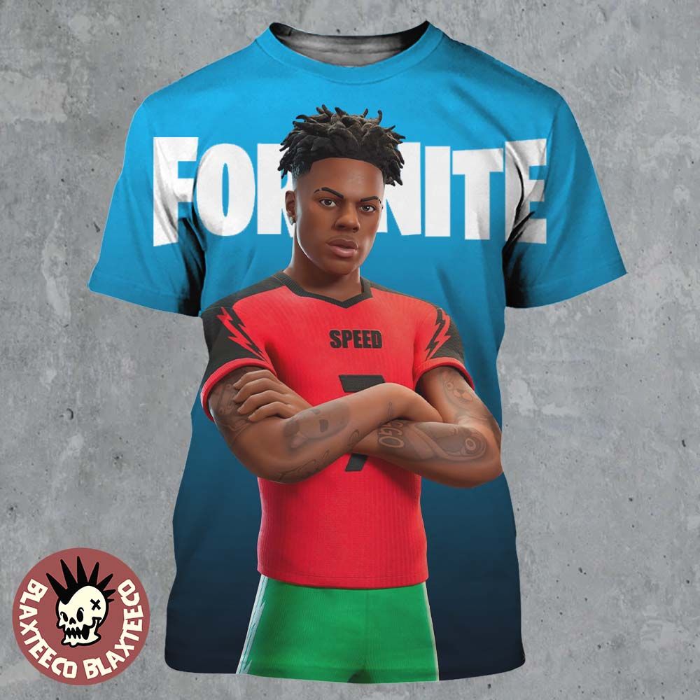 IShowSpeed X Fortnite Skin Reveal Regular Number 7 - Adult & Kids T-Shirts, Sweatshirts & Hoodies apparel design preview 1
