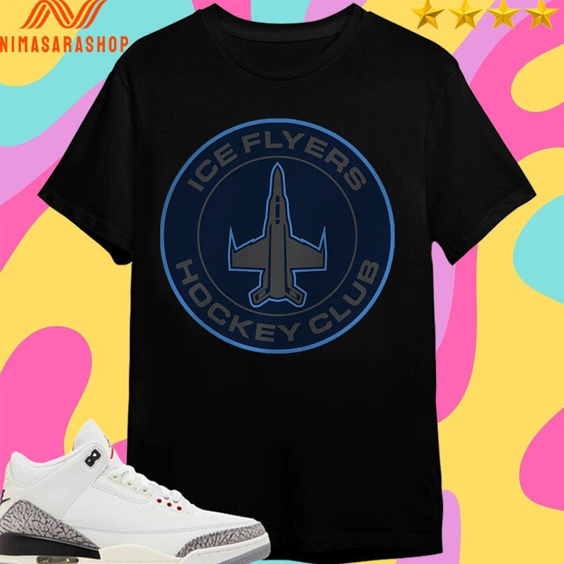 Ice Flyers Hockey Club Logo - Adult & Kids T-Shirts, Sweatshirts & Hoodies apparel design preview 1