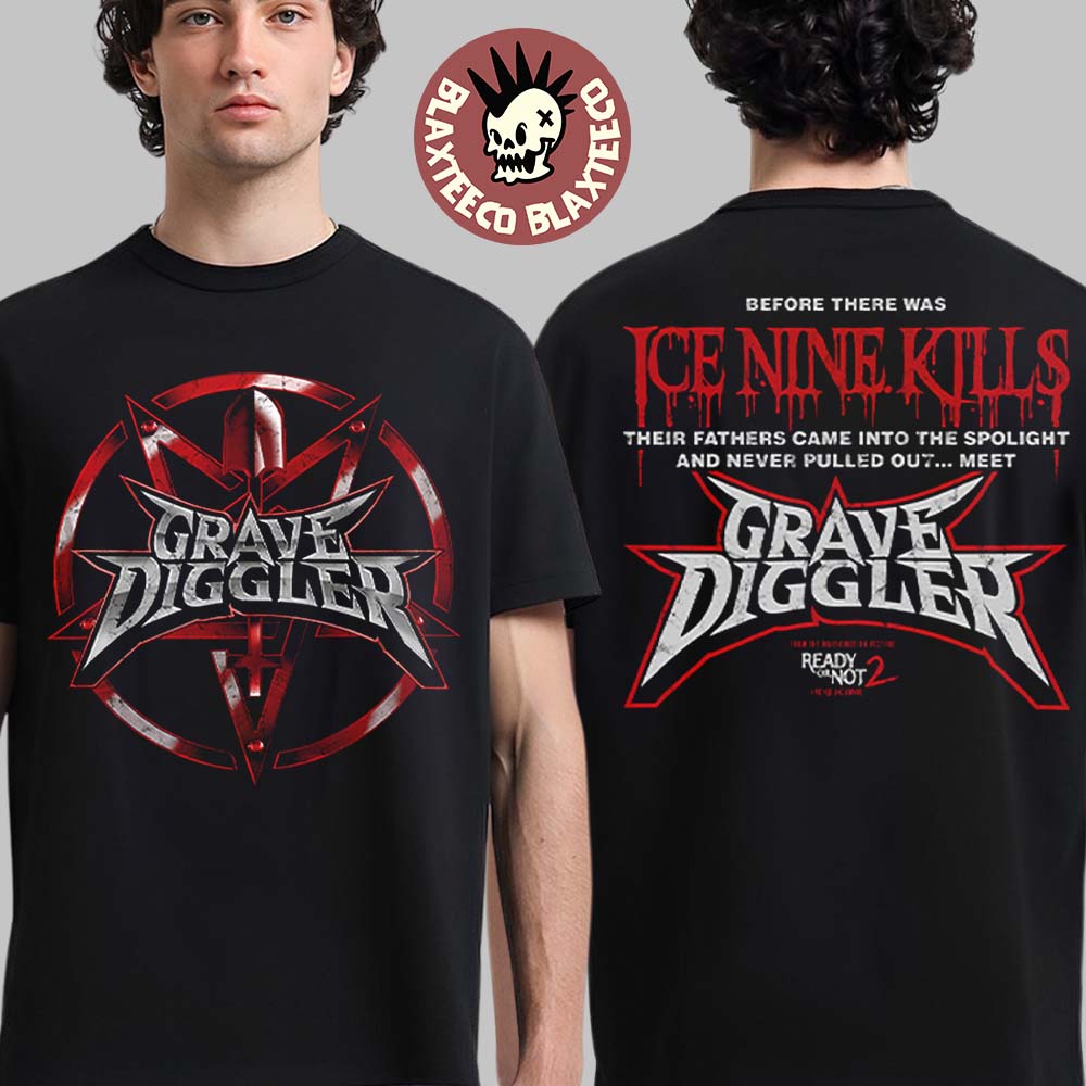 Ice Nine Kills Grave Diggler X Ready Or Not 2 Here I - Adult & Kids T-Shirts, Sweatshirts & Hoodies apparel design preview 1