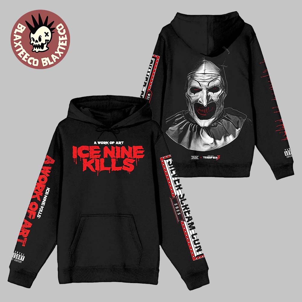 Ice Nine Kills Silver Scream Con London 2025 A Work - Adult & Kids T-Shirts, Sweatshirts & Hoodies apparel design preview 1
