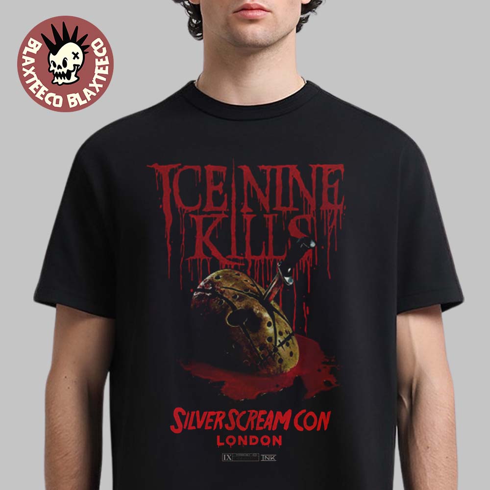 Ice Nine Kills Silver Scream Con London 2025 - Adult & Kids T-Shirts, Sweatshirts & Hoodies apparel design preview 1