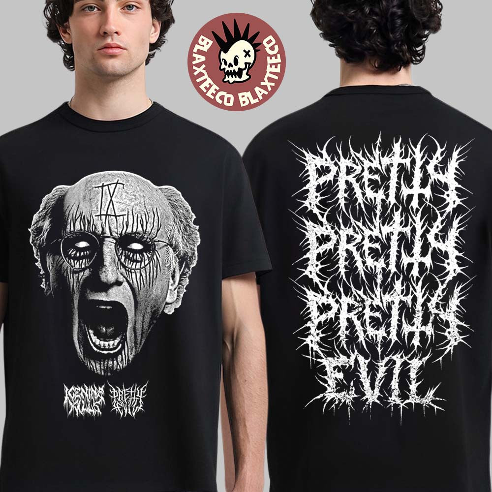 Ice Nine Kills X Pretty Evil Co Black Metal Friday - Adult & Kids T-Shirts, Sweatshirts & Hoodies apparel design preview 1