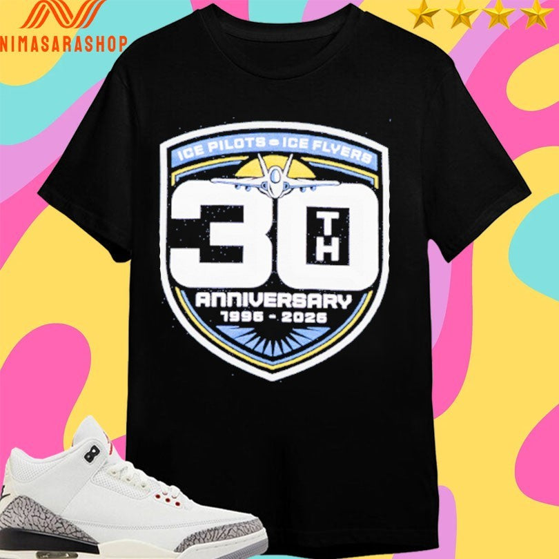 Ice Pilots Flyers 30th Anniversary 1996-2026 - Adult & Kids T-Shirts, Sweatshirts & Hoodies apparel design preview 1
