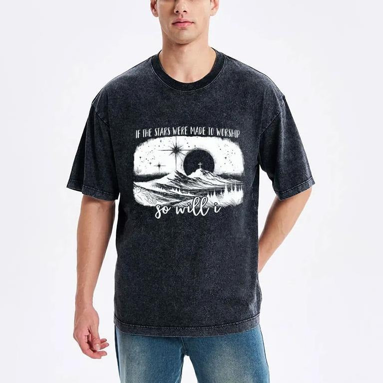 If Stars Were Made Worship So Will I Comfy Printed - Adult & Kids T-Shirts, Sweatshirts & Hoodies apparel design preview 1