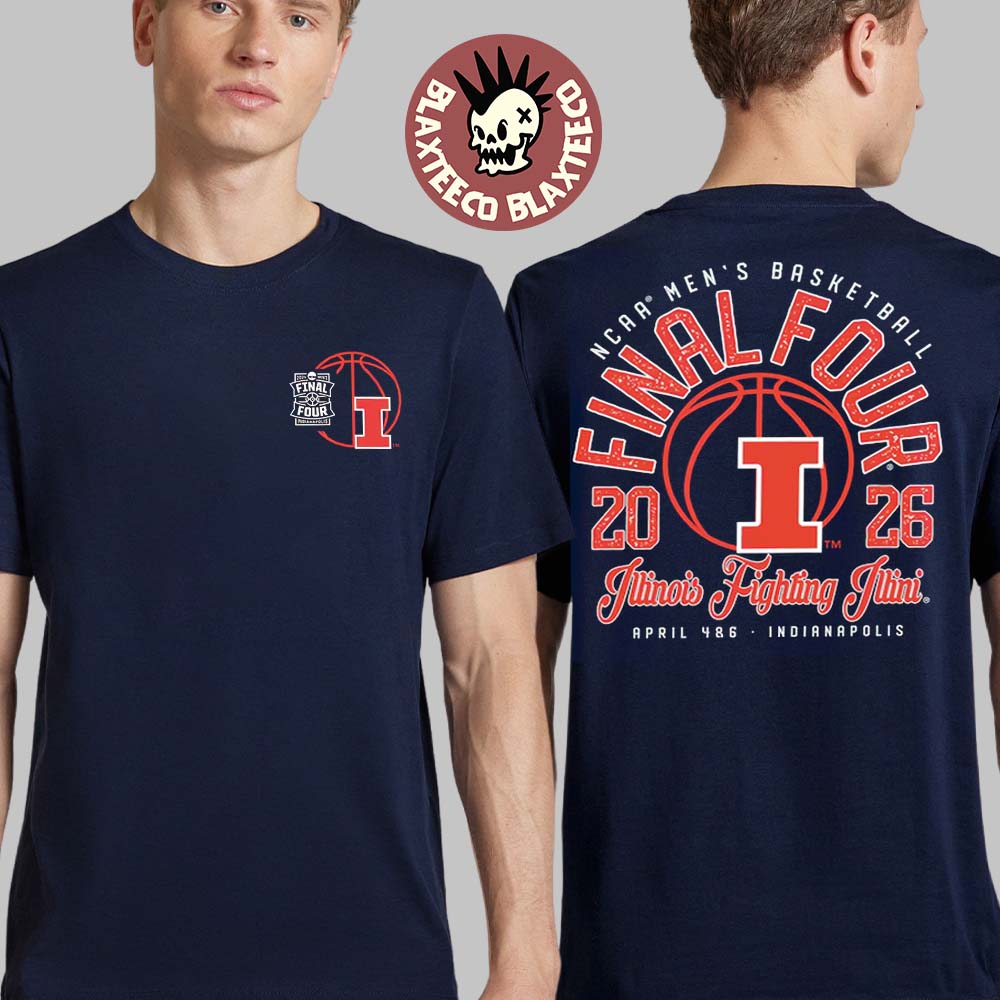 Illinois Fighting Illini Men's Basketball 2026 NCAA - Adult & Kids T-Shirts, Sweatshirts & Hoodies apparel design preview 1