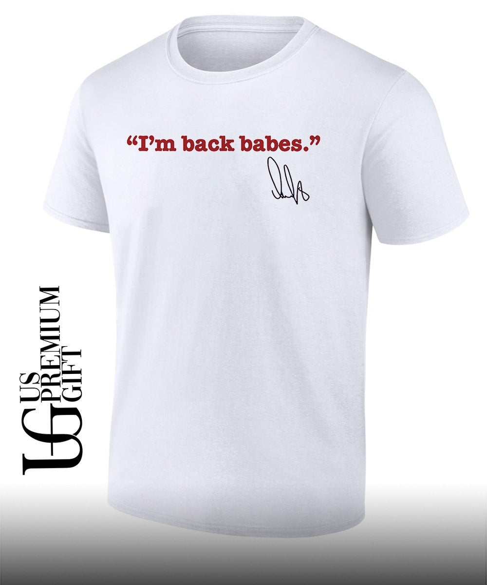 I'm Back Babes Alex Ovechkin Washington Capitals NHL - Adult & Kids T-Shirts, Sweatshirts & Hoodies apparel design preview 1