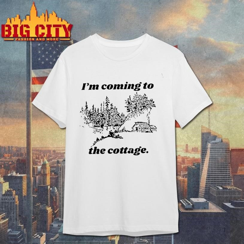 Im Coming To The Cottage In Forest Sketch - Adult & Kids T-Shirts, Sweatshirts & Hoodies apparel design preview 1