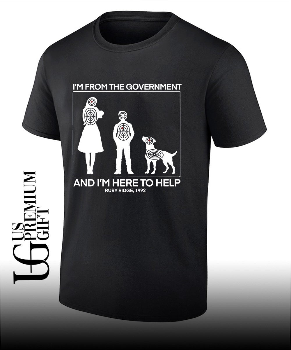 I'm From The Government and Here To Help Ruby 1992 - Adult & Kids T-Shirts, Sweatshirts & Hoodies apparel design preview 1