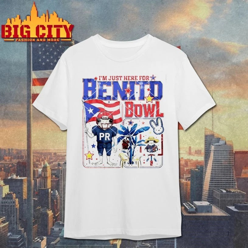 I'm Just Here for Benito Bowl Football - Adult & Kids T-Shirts, Sweatshirts & Hoodies apparel design preview 1