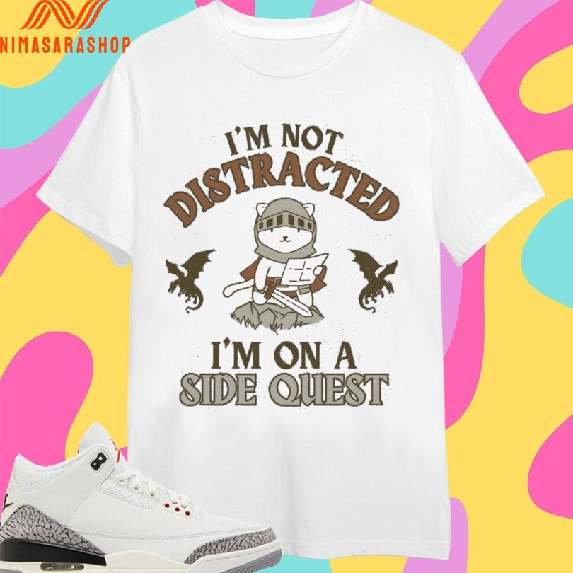 I’m Not Distracted On A Side Quest - Adult & Kids T-Shirts, Sweatshirts & Hoodies apparel design preview 1