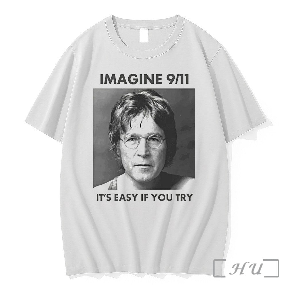 Imagine 9 11 Its Easy If You Try Sweater Jpg - Adult & Kids T-Shirts, Sweatshirts & Hoodies apparel design preview 1