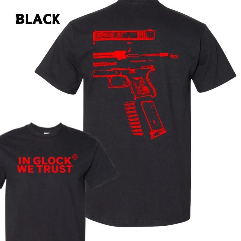 Glock We Trust Gun Lover Military Nature Hunting - Adult & Kids T-Shirts, Sweatshirts & Hoodies apparel design preview 1