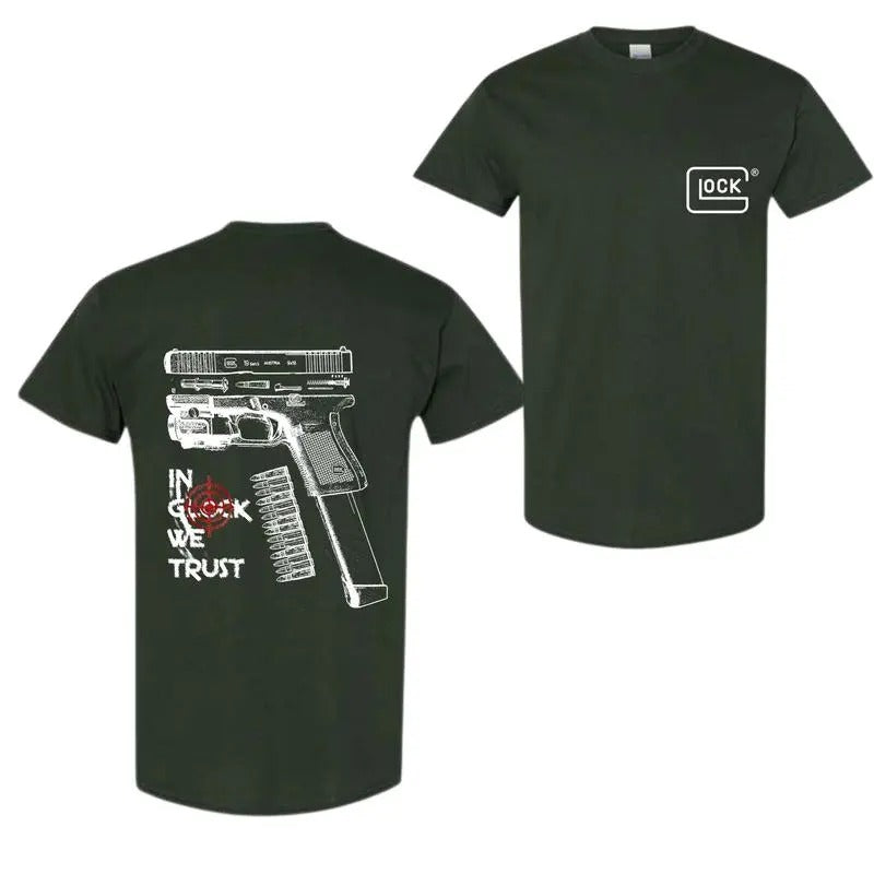 Glock We Trust Double Side All Sizes - Adult & Kids T-Shirts, Sweatshirts & Hoodies apparel design preview 1