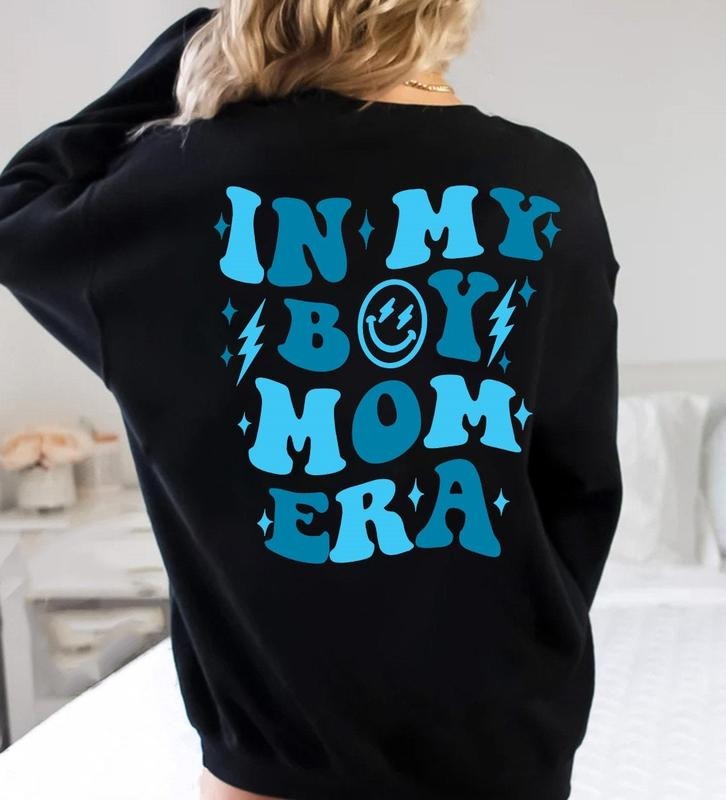 My Boy Mom Era Club Mama Baby Reveal Gender Expecting - Adult & Kids T-Shirts, Sweatshirts & Hoodies apparel design preview 1