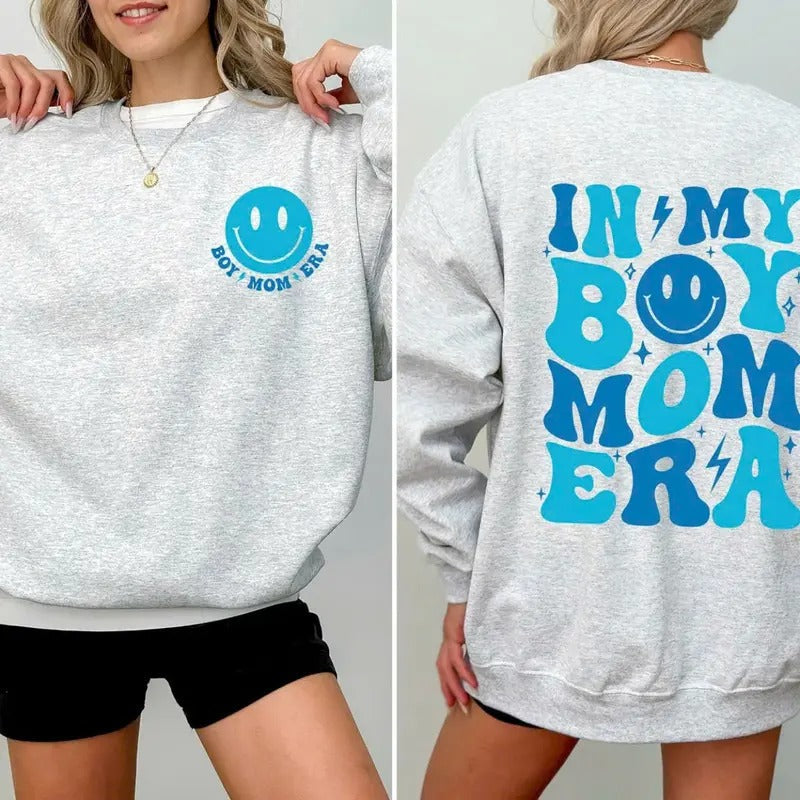 My Boy Mom Era Mama Mother - Adult & Kids T-Shirts, Sweatshirts & Hoodies apparel design preview 1