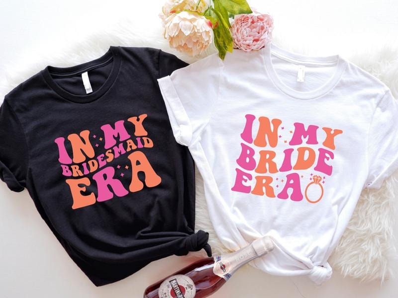 My Bride Era Bridesmaid Bachelorette Party Matching - Adult & Kids T-Shirts, Sweatshirts & Hoodies apparel design preview 1