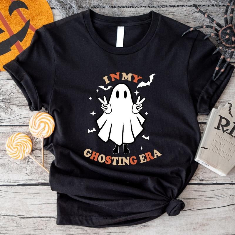 My Ghosting Era Halloween Party Spooky Season Funny - Adult & Kids T-Shirts, Sweatshirts & Hoodies apparel design preview 1