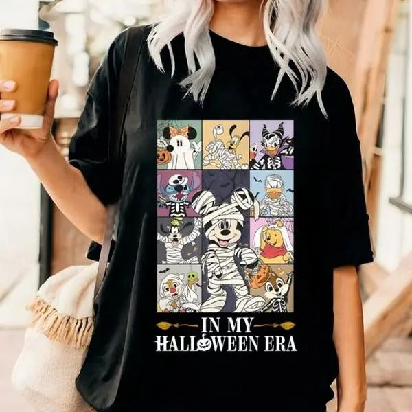 My Halloween Era Party 90s Vintage Ghost Mouse - Adult & Kids T-Shirts, Sweatshirts & Hoodies apparel design preview 1