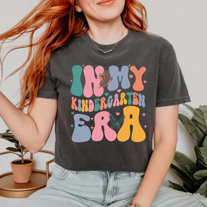 My Kindergarten Era Teacher Menswear Womenswear - Adult & Kids T-Shirts, Sweatshirts & Hoodies apparel design preview 1