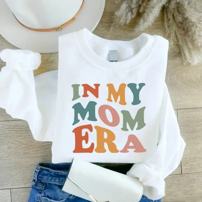 My Mom Era Mama New Best Pregnancy Colorful Hodie - Adult & Kids T-Shirts, Sweatshirts & Hoodies apparel design preview 1