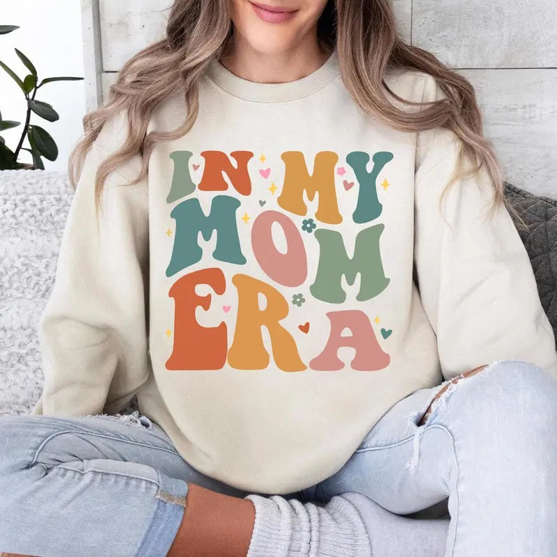 My Mom Era Mama New Pregnancy - Adult & Kids T-Shirts, Sweatshirts & Hoodies apparel design preview 1