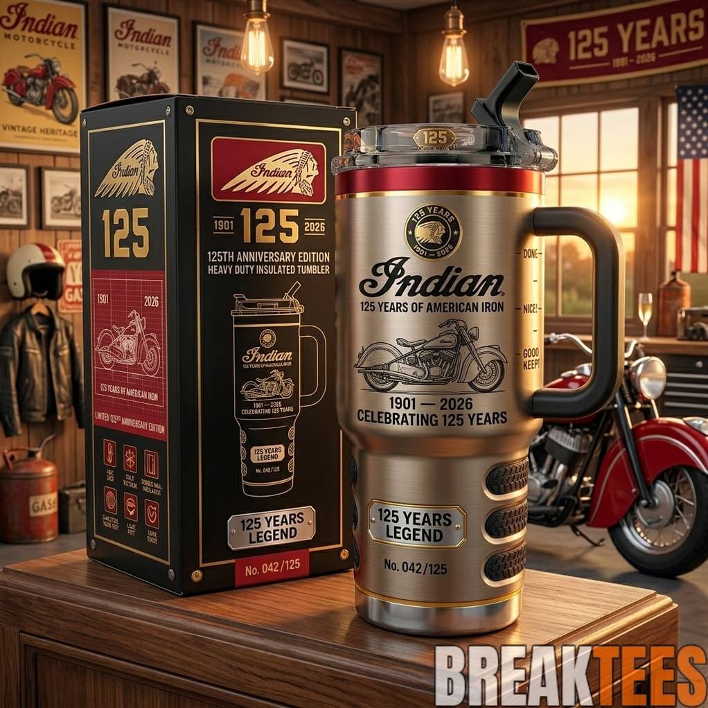 Indian Motorcycle 125th Anniversary Limited Edition - Adult & Kids T-Shirts, Sweatshirts & Hoodies apparel design preview 1