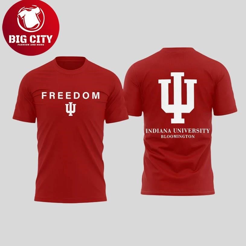 Indiana University x Turning Point USA Freedom Two - Adult & Kids T-Shirts, Sweatshirts & Hoodies apparel design preview 1