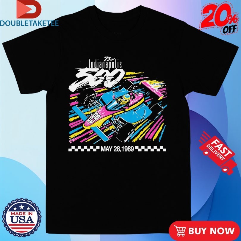 Indianapolis 500 Speedway Motor 73rd 1989 Indy Event - Adult & Kids T-Shirts, Sweatshirts & Hoodies apparel design preview 1