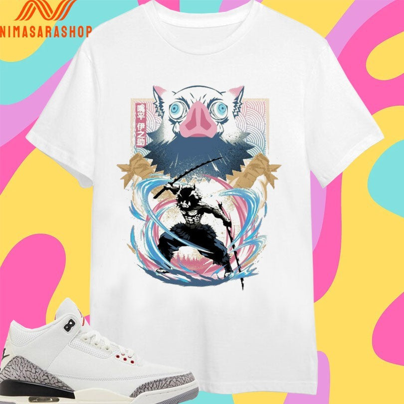 Inosuke Hashibira Wild Blade Boar - Adult & Kids T-Shirts, Sweatshirts & Hoodies apparel design preview 1