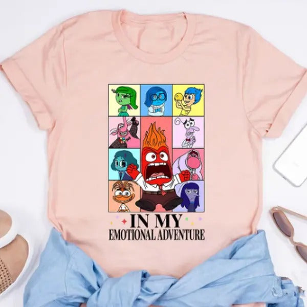 Inside Out 2 Today I Feel Emotional Adventure - Adult & Kids T-Shirts, Sweatshirts & Hoodies apparel design preview 1