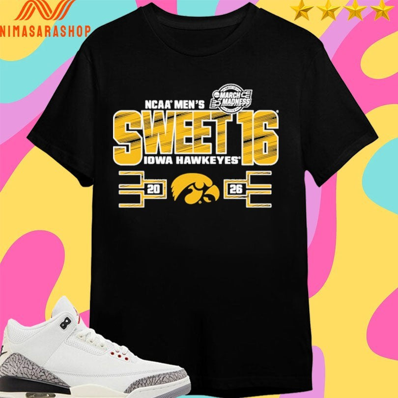 Iowa Hawkeyes 2026 Ncaa Men’s Basketball Sweet - Adult & Kids T-Shirts, Sweatshirts & Hoodies apparel design preview 1