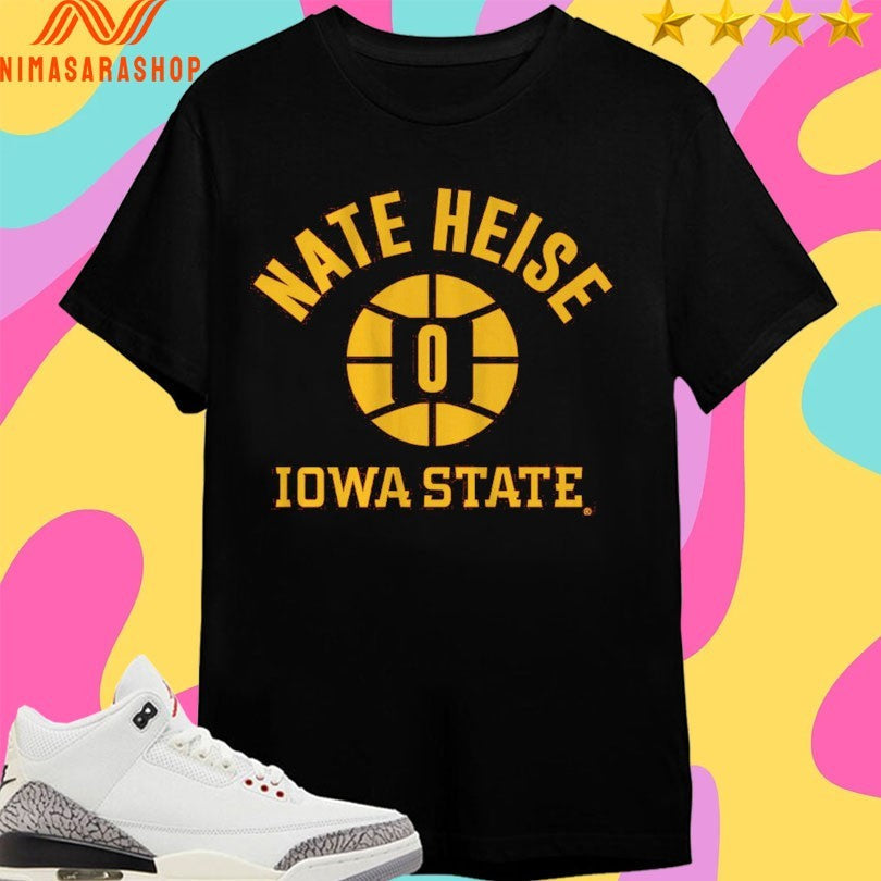Iowa State Cyclones Men’s Basketball Nate Heise - Adult & Kids T-Shirts, Sweatshirts & Hoodies apparel design preview 1